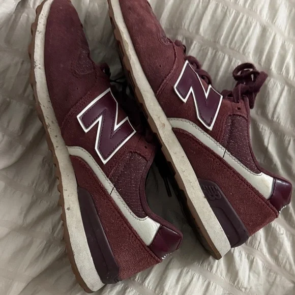 New Balance 696 Women's Deep Red Burgundy Free People - Anthropologie - 9 - Picture 13 of 13